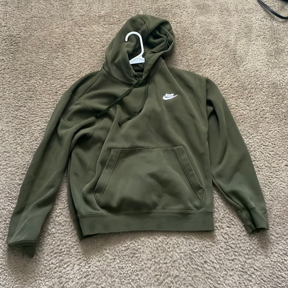 Green Nike Pullover Hoodie